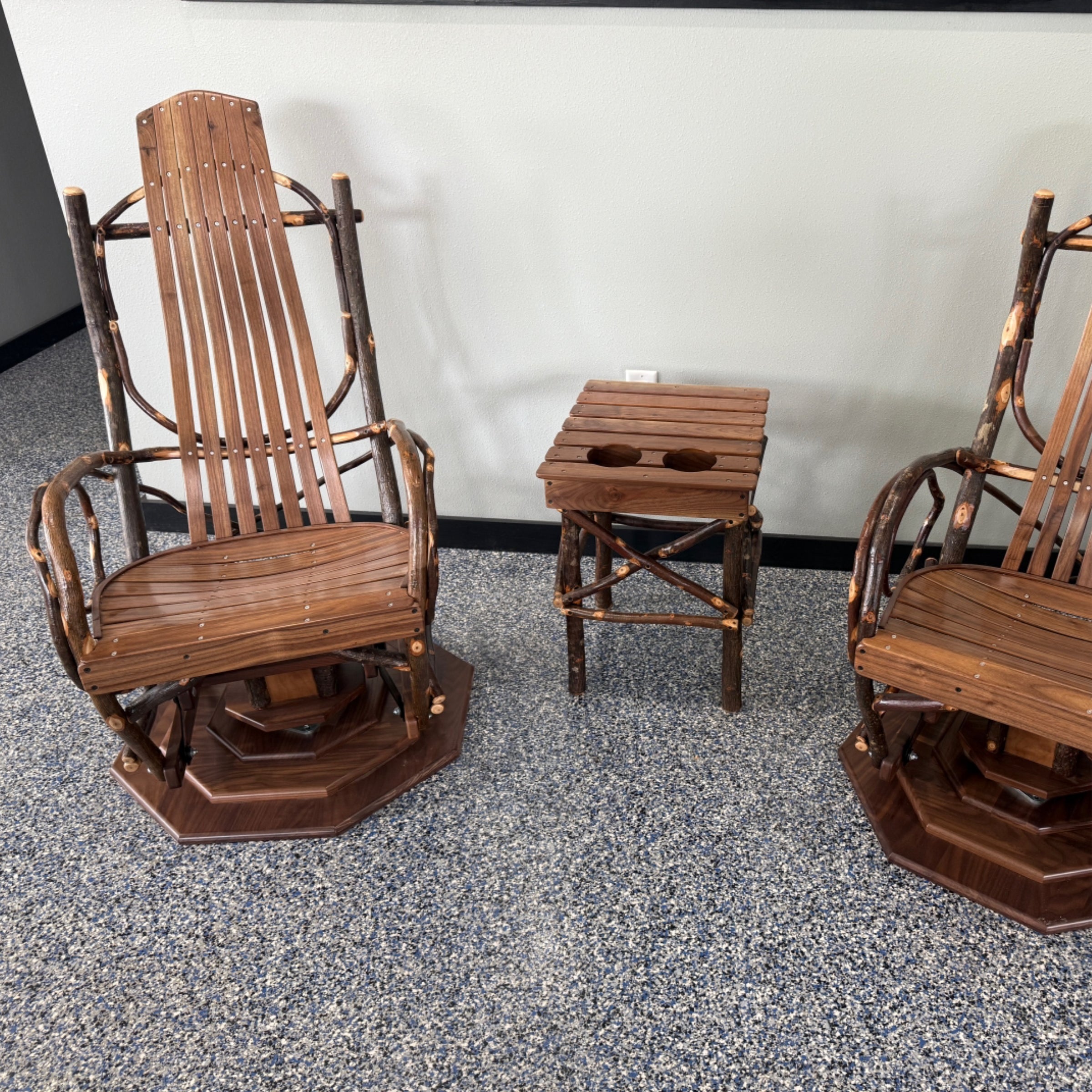 Swivel Rocker Set - Wooden Series | Menzel's Amish
